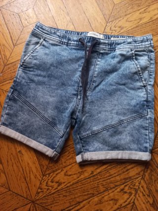 Pantalón corto vaquero Pull&Bear azul