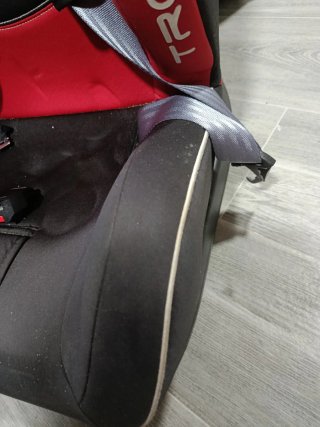 Silla de coche Nurse roja y negra