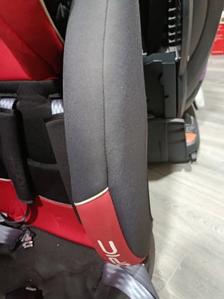 Silla de coche Nurse roja y negra