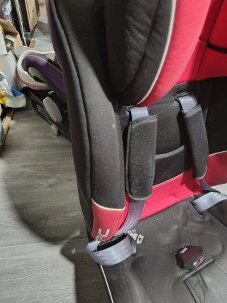 Silla de coche Nurse roja y negra