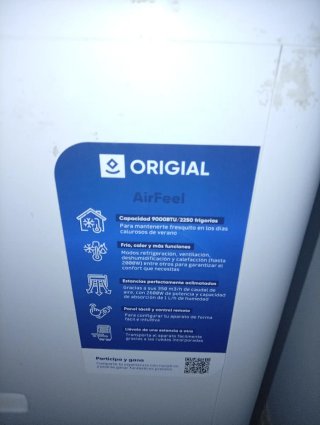 Aire Acondicionado Portátil 2200 Frigorías