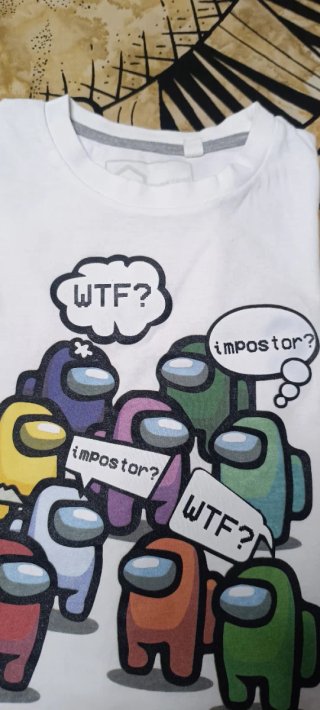 Camiseta Among Us Videojuego Talla S