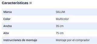 Sklum Recibidor Travertino y Madera 105x35 cm