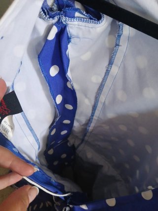 Traje Flamenco T.6 Azul/Beige