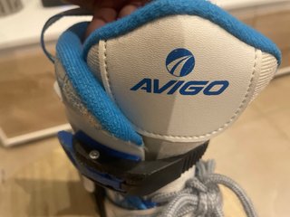 Patines Avigo Talla 35 Blancos y Azules