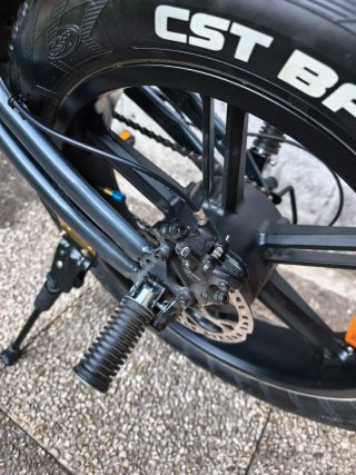Bicicleta Eléctrica Jansno Fat Bike Negra