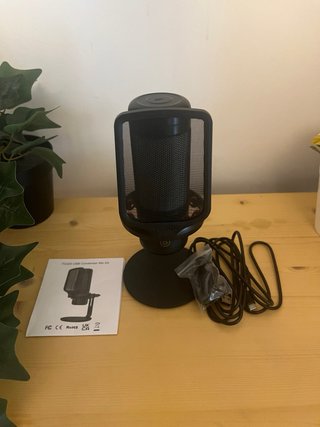 Tonor Micrófono Condensador USB Negro