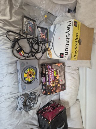 Consola PlayStation 1 PS1 + Caja + Juegos