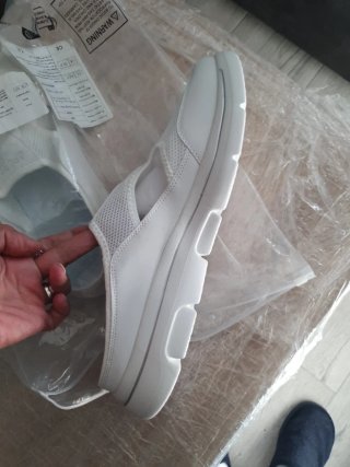 Zuecos Zapatillas Blancas Hombre