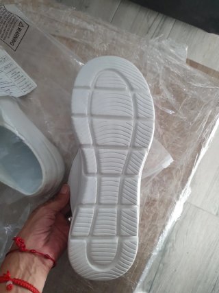 Zuecos Zapatillas Blancas Hombre