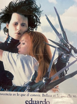 Eduardo Manostijeras Póster original  Johnny Depp