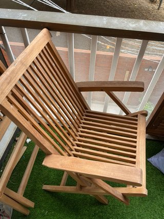 Pack 2 Sillas Madera Exterior