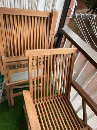 Pack 2 Sillas Madera Exterior