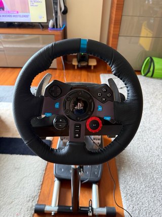 Volante Logitech PSP con soporte plegable