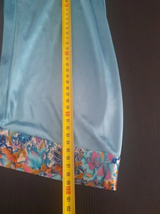 Pijama mujer azul y multicolor