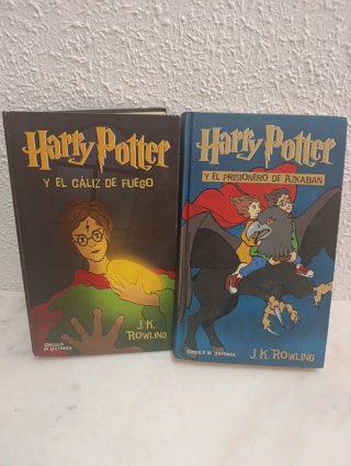 Pack Harry Potter 3 y 4 tapa dura