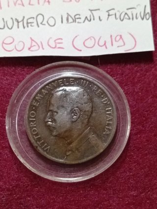 5 Centesimi 1908 Rara Italia Su Prora
