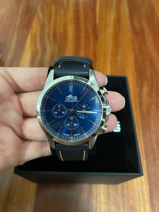 Reloj Lotus Cronógrafo Esfera Azul