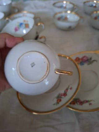 Juego Café Porcelanas Bidasoa Vintage Flores