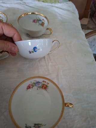 Juego Café Porcelanas Bidasoa Vintage Flores