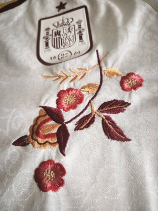 Camiseta Fútbol España Adidas Floral
