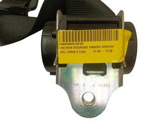 CINTURON SEGURIDAD TRASERO DERECHO OPEL CORSA D Z