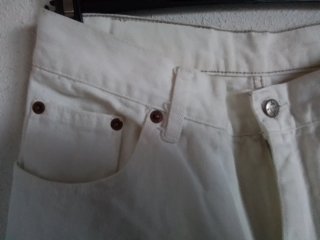 Vaquero "Chitton" blanco, clásico, cómodo,versátil