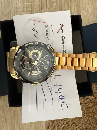 Reloj Viceroy Cronógrafo Negro y Dorado