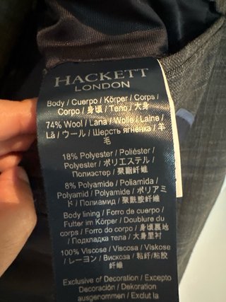 Traje Hackett estilo inglés gris a cuadros
