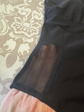Bañador negro con transparencias Talla S