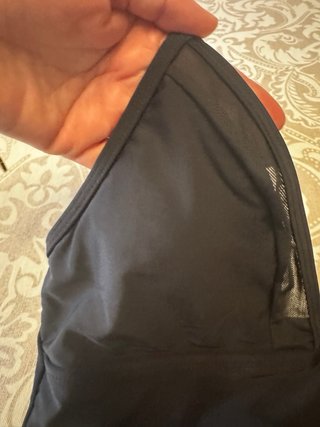 Bañador negro con transparencias Talla S