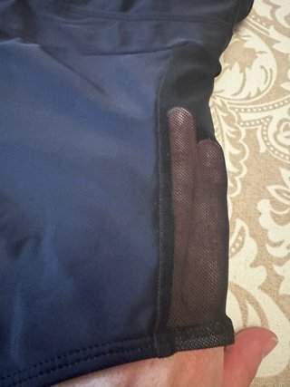 Bañador negro con transparencias Talla S