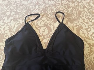 Bañador negro con transparencias Talla S