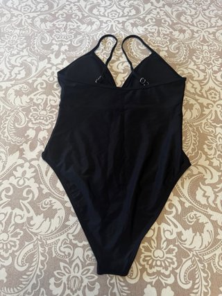 Bañador negro con transparencias Talla S