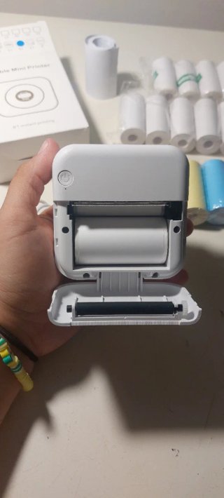Mini Impresora Térmica Portátil + Rollos