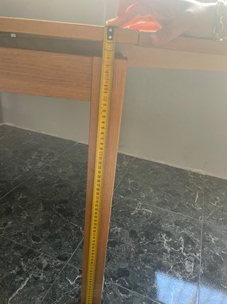 Mesa de comedor extensible de madera