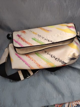 Bolso Desigual Multicolor Blanco