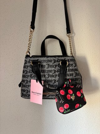 Bolso Juicy Couture Mujer Negro Gris