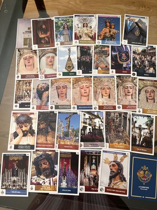 32 Cartas Colección Holy Cards Semana Santa