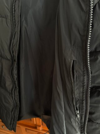 Chaqueta Trapstar acolchada negra logo