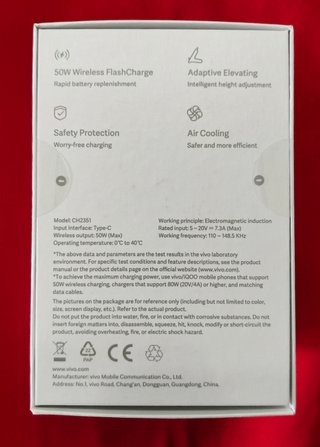 Cargador Inalámbrico vivo 50W Precintado