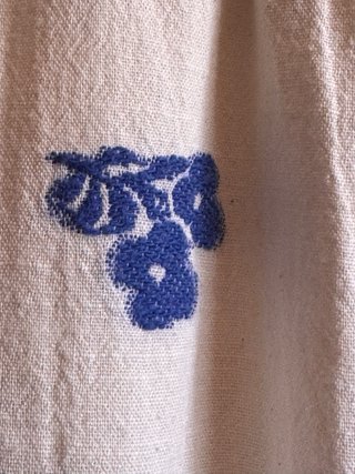 Pantalón blanco con flores bordadas