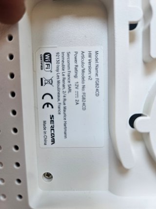 Lote 2 Routers Vodafone Sercomm FG824CD