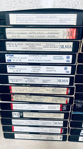 VHS Juventus Anni '90 Registrazioni