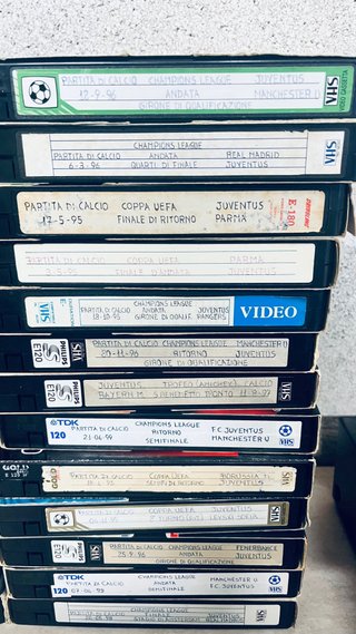 VHS Juventus Anni '90 Registrazioni