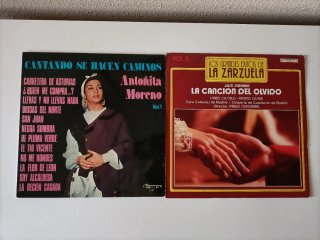 Lote Vinilos Antiguos Zarzuela y Flamenco