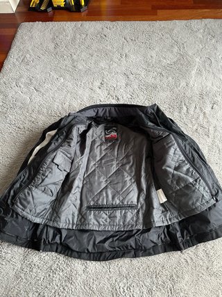 Chaqueta Moto Mujer LEVIOR Negra/Gris