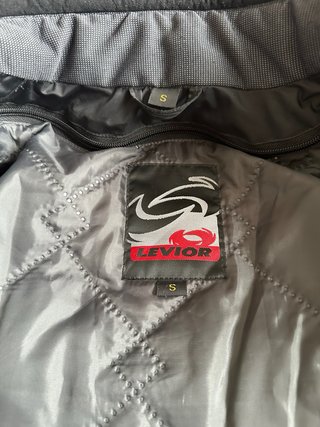 Chaqueta Moto Mujer LEVIOR Negra/Gris