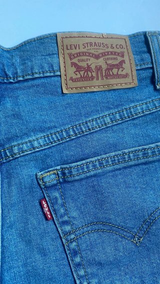 Shorts Levis Vaqueros Azules