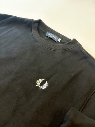 Sudadera Fred Perry Negra Talla M